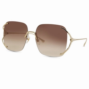 Save More Online Best Deal Today Gucci Gg0646S 002 60 Gold Brown