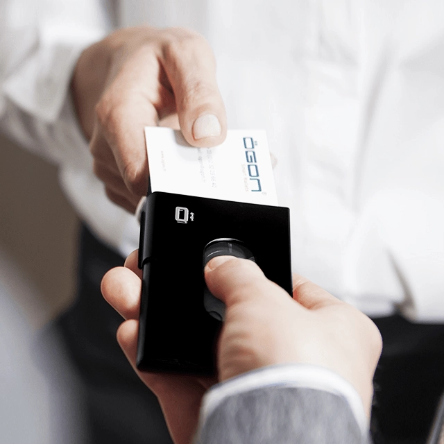 One Touch Business Card Holder Clearance Savings Now
