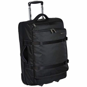 Amazonbasics Francis Wheeled Duffel, Black Trending Hot Picks