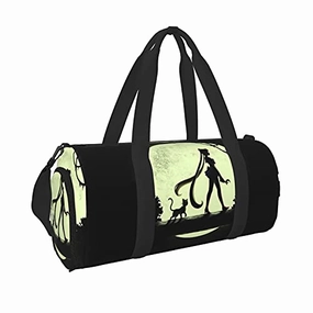 Todays Best Deal Anime Sai-Lor Mo-On Sports Gym Bag With Wet Pocket & Shoes Compartment, Travel Duffel Bag Workout Bag For Men And Women