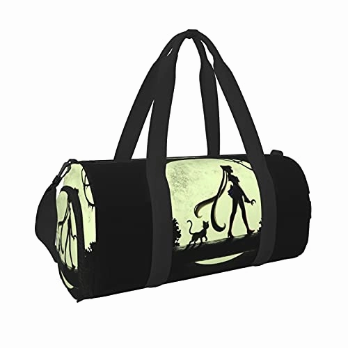 Todays Best Deal Anime Sai-Lor Mo-On Sports Gym Bag With Wet Pocket & Shoes Compartment, Travel Duffel Bag Workout Bag For Men And Women