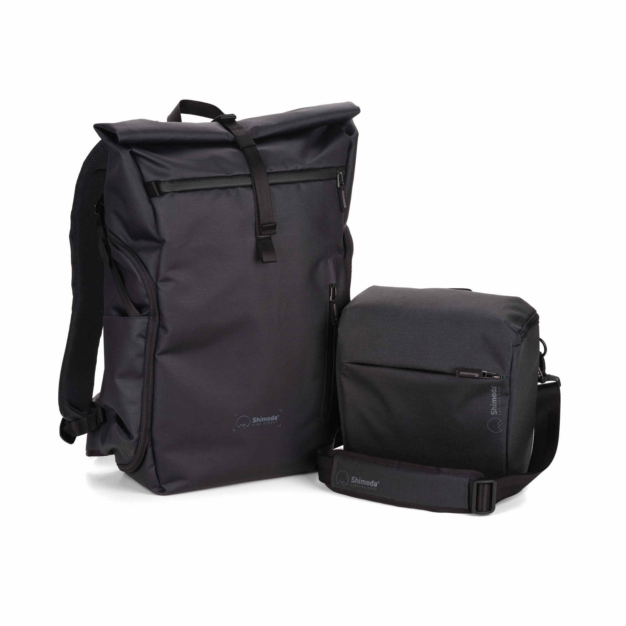 Shimoda Side Street 28 Starter Kit With Medium Modular Top Loader - Anthracite Black Best Price Today Grab It Before Gone