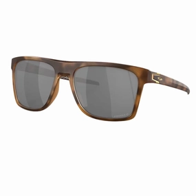 Clearance Blowout Oakley Leffingwell Oo9100 Matte Brown - Prizm Black Polarized
