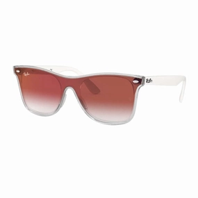 Today Only Steal Ray-Ban Rb4440N 6357V0 Blaze Wayfarer Transparent Red Lenses For Men And Women