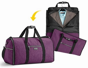 Save Big Today Biaggi Hangeroo Garment Bag Duffel (One Size, Purple)