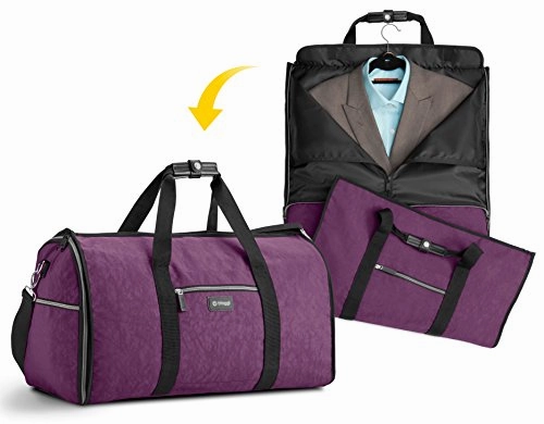 Save Big Today Biaggi Hangeroo Garment Bag Duffel (One Size, Purple)