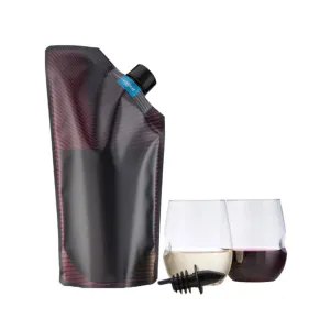 Vapur Wandervino Flexible Wine Carrier And Govino Glasses Trending Now Discount