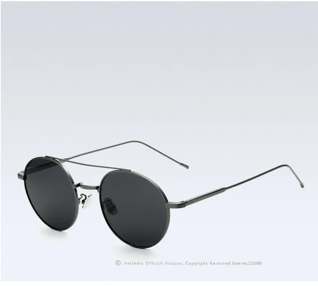 Brand Fashion Round Polarized Coating Mirror Sunglasses For Men/Women Big Sale Today