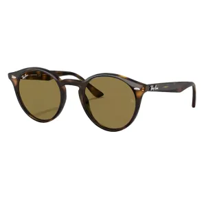 Ray-Ban Rb2180 710/73 51- 21 Classic Round Sunglasses  - Polished Tortoise - Propionate - Brown Lenses Grab Your Deal Today Limited Time Sale