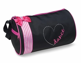 Flash Offer Today Dansbagz By Danshuz Women'S Dance Heart Duffel Bag, Black, Pink, Os