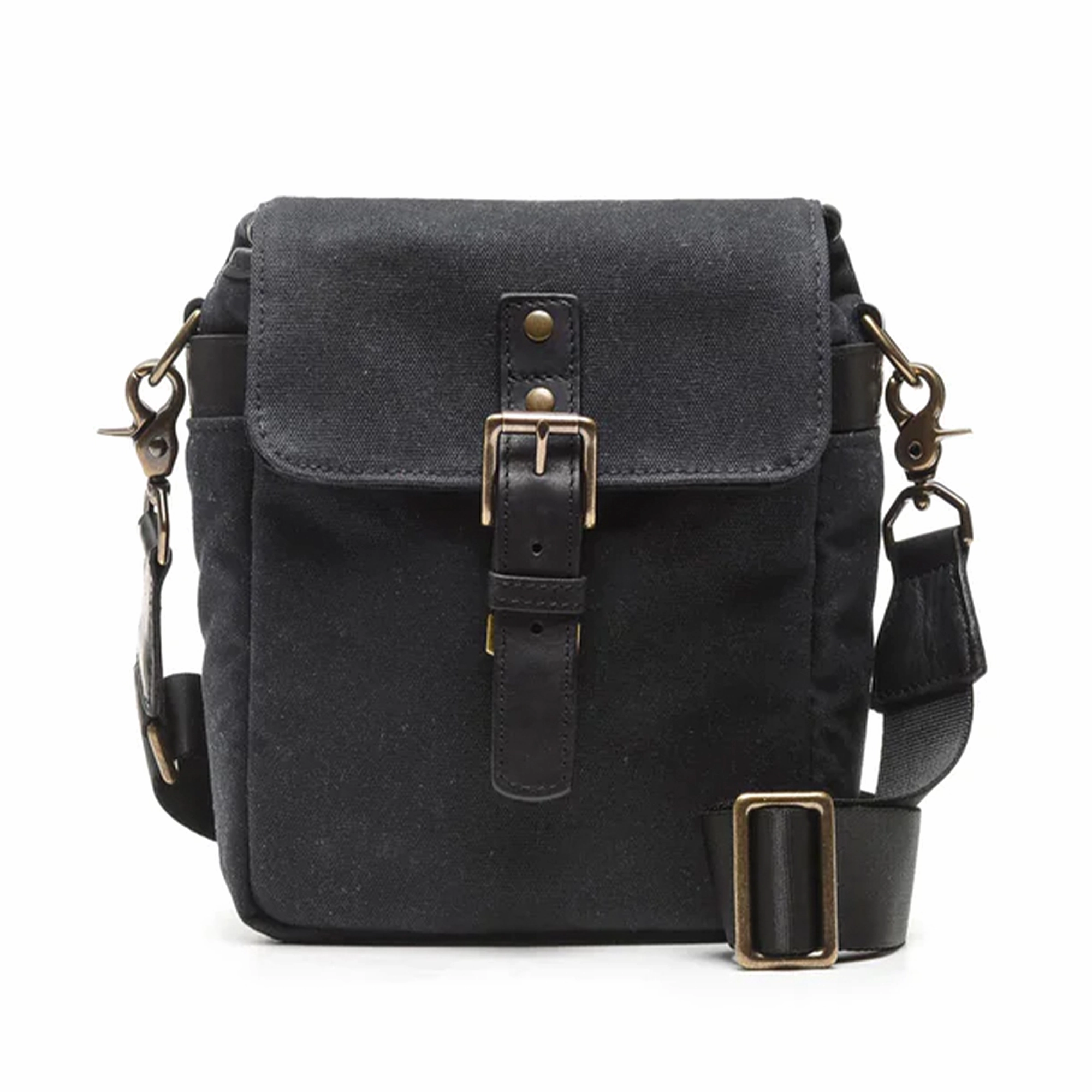 Ona Bond Street Messenger Bag, Waxed Canvas - Black Exclusive Online Offer Limited Edition Offer