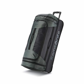 Samsonite Andante 2 Boxed Drop Bottom Wheeled Duffel 32, Moss Green/Black Sale Ending Soon Hot Pick Online