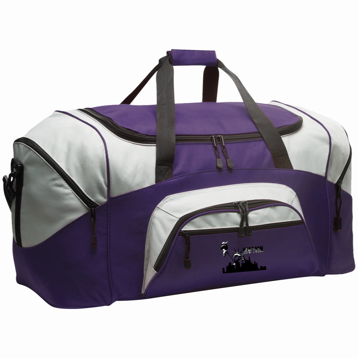 New York New York - Travel Experts  Colorblock Sport Duffel Best Seller Discount Save Today Only