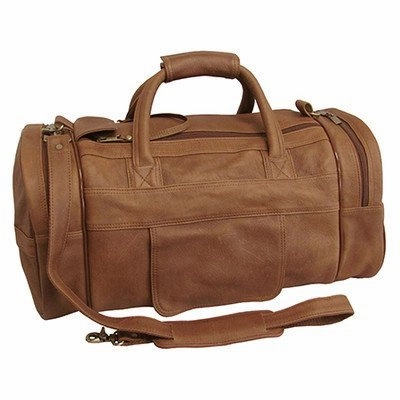 Amerileather 20 Leather Dual Zippered Duffel (Distressed Brown) Best Deal Today