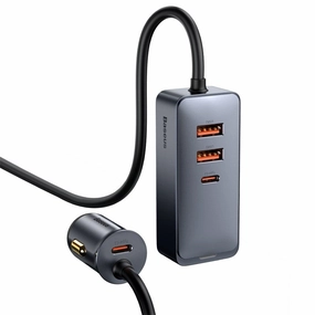 Flash Sale Alert Now Save Big Online Baseus Share Together 2X Usb / 2X Usb Type C Car Charger 120W Pps Charger Grey (Ccbt-A0G)