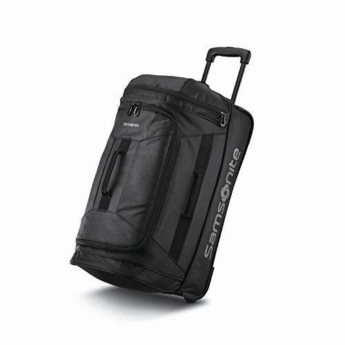 Samsonite Andante 2 Boxed Wheeled Duffel 22, All Black Grab Save Today