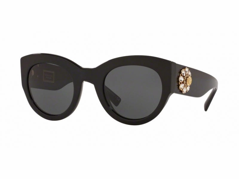 Hot Picks Today Versace Ve4353Bm 531487 Sunglasses -Grey-Black And Black