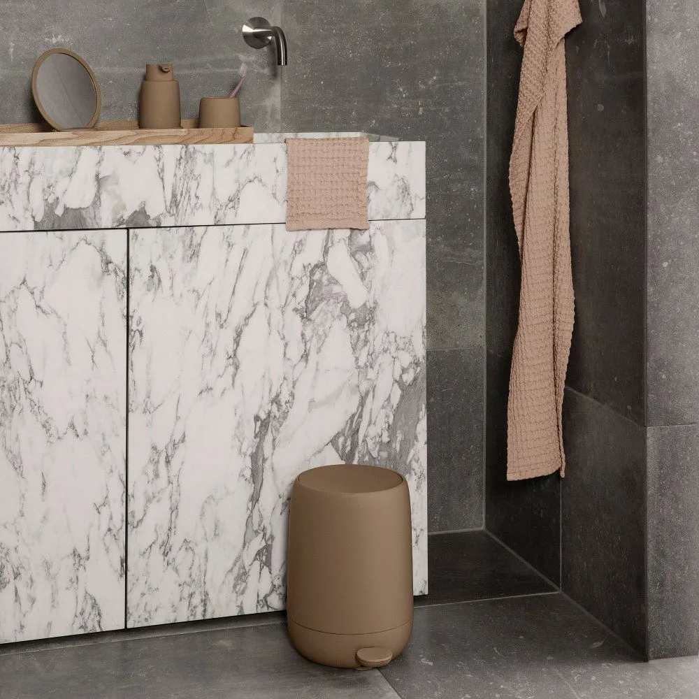 BLOMUS Sono Pedal Bin, H30cm, L, Tan