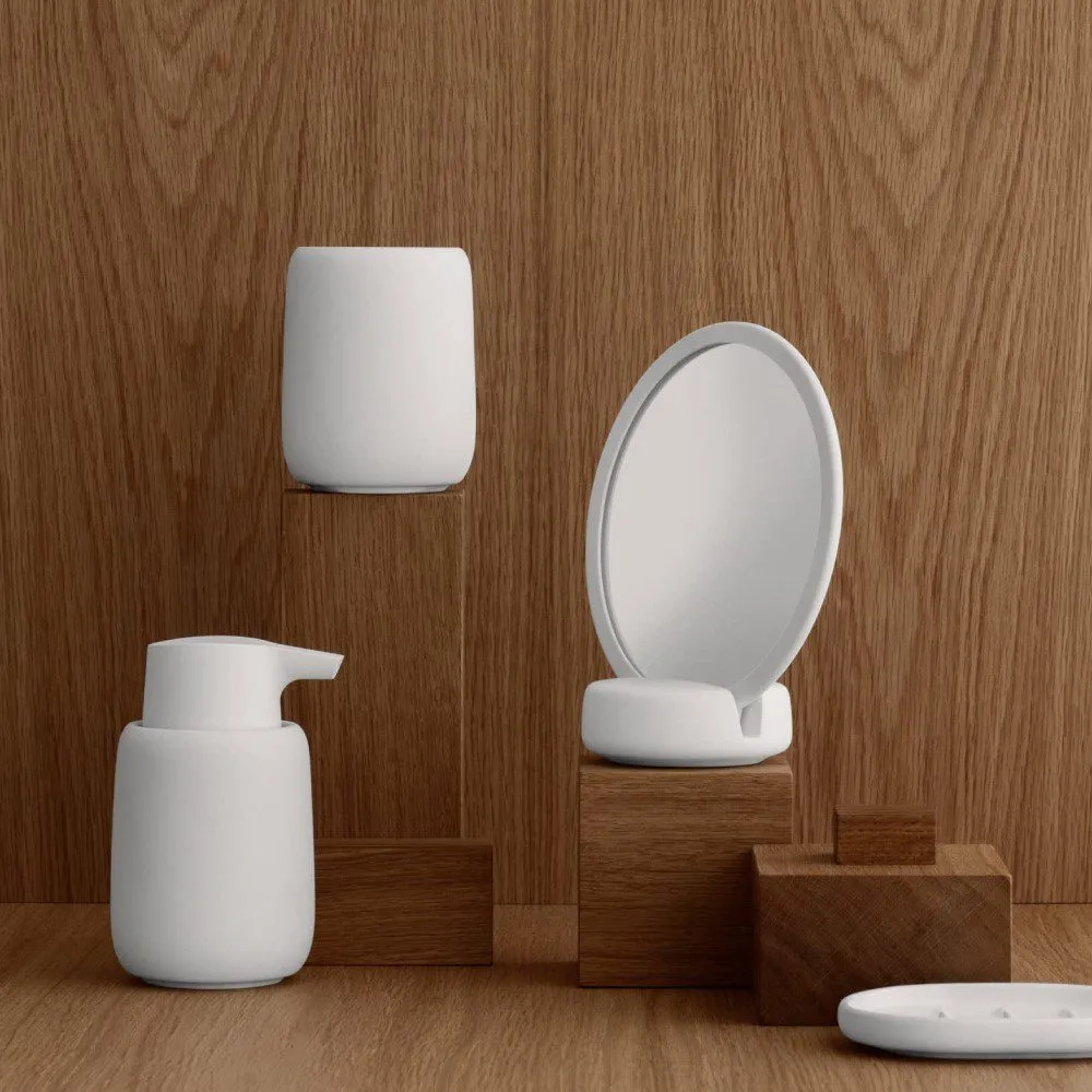 BLOMUS Sono Soap Dispenser, H14cm, Moonbeam