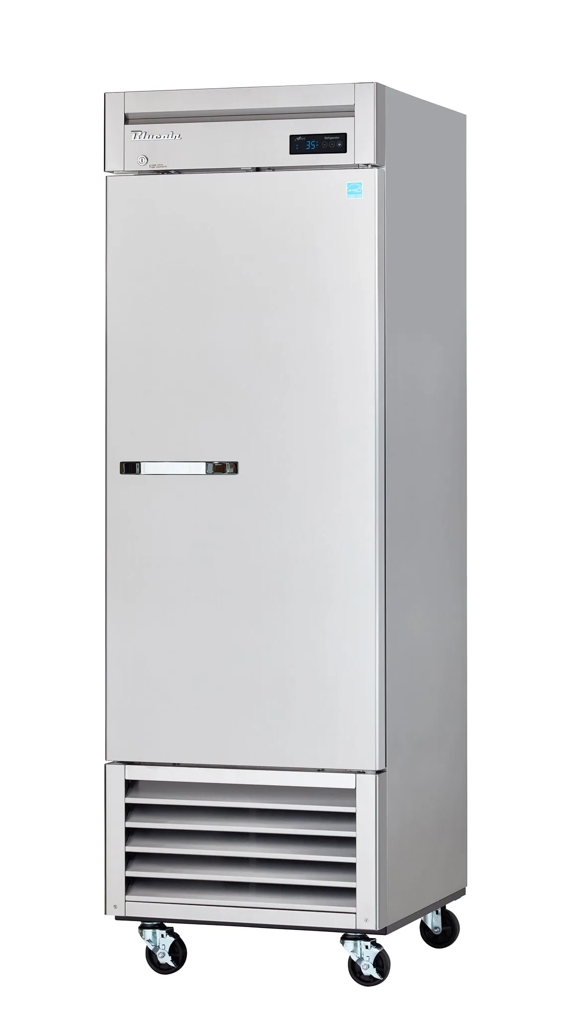 Blue Air - BSR23-HC, 1 Solid Door Stainless Refrigerator, Bottom-Mount Compressor, R-290 Refrigerant