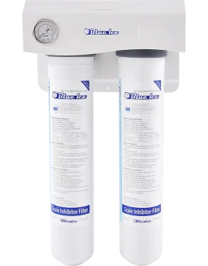 Blue Air - DH-S2, Dual filtration system - Water Pressure Gauge Included, (2) 2 GPM, 500-900 lbs.
