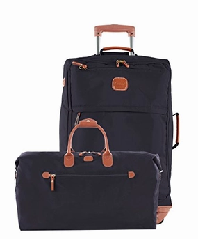 Grab Your Deal Today Bric'S X Travel 21 International Carry On Spinner And Deluxe Weekender Duffel Set (Navy W/ Deluxe