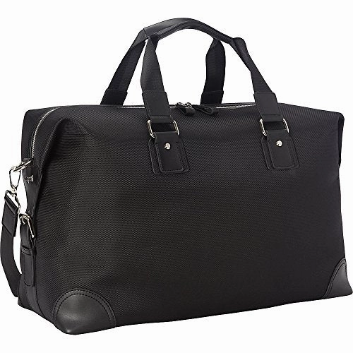 Bugatti Isle Of Man Carry-On Size 19" Duffel Luggage With Leather Trim Black MustHave Deal