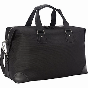 Bugatti Isle Of Man Carry-On Size 19" Duffel Luggage With Leather Trim Black MustHave Deal