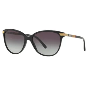 Grab the Deal Now Burberry Be4216 30018G WomenS Sunglasses - Black Cat Eye, Grey Gradient Lenses