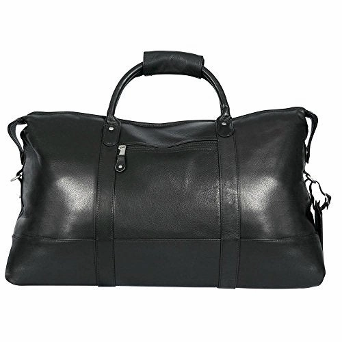 Todays Best Deal Canyon Outback Falls Canyon 22-Inch Leather Cabin Duffel Bag, Black, One Size