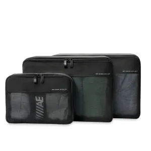 Daily Clearance Deal Price Drop Today Carry-On Compression Packing Cube Set - Black