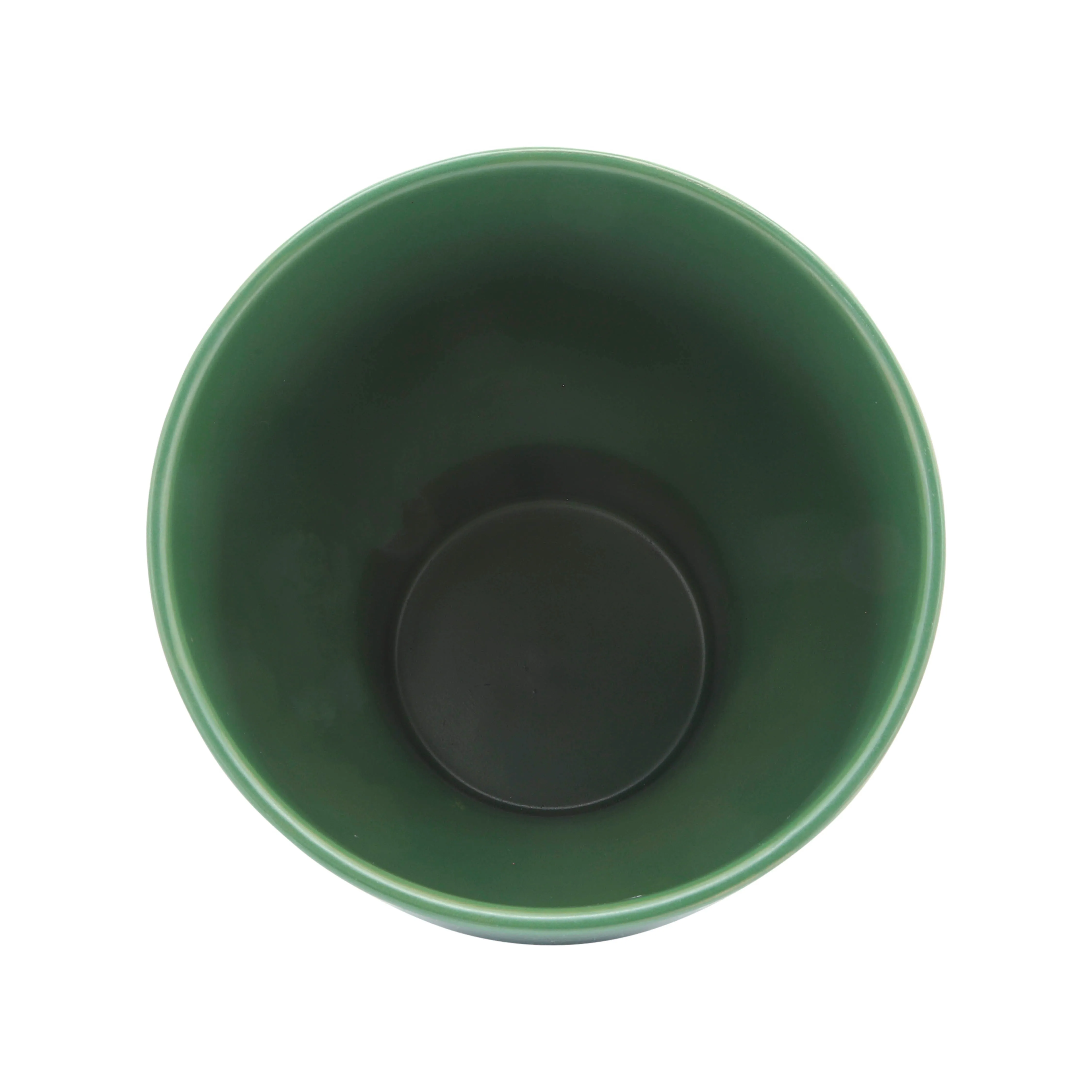 CER, 10" MUSHROOM PLANTER, OLIVE