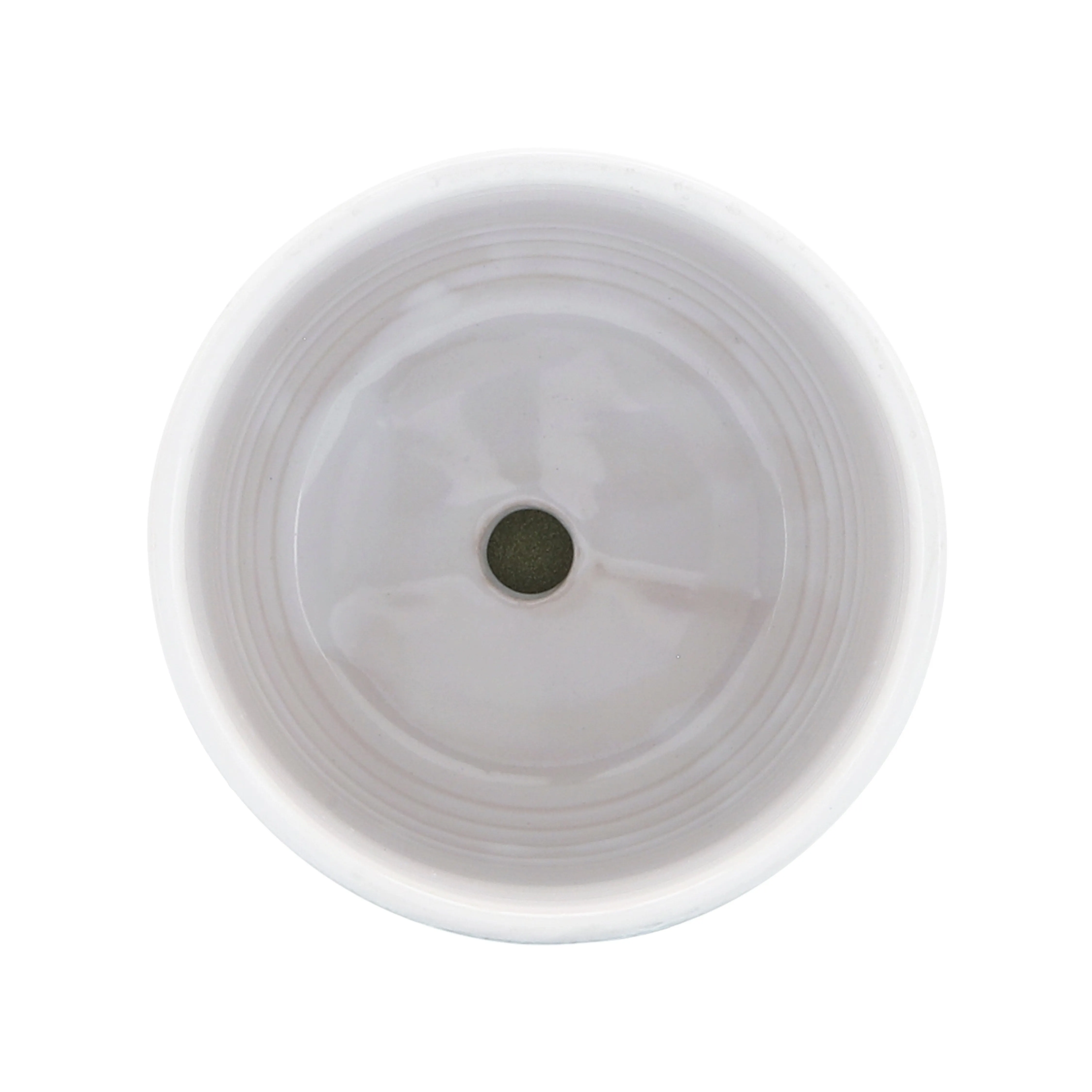 CER, 18"H FLOWER TEMPLE JAR, WHT/BLU