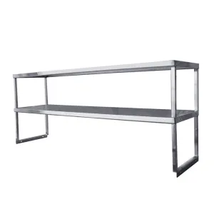 Chef AAA - DS1236, Commercial Double Over Shelf Stainless Steel Heavy Duty