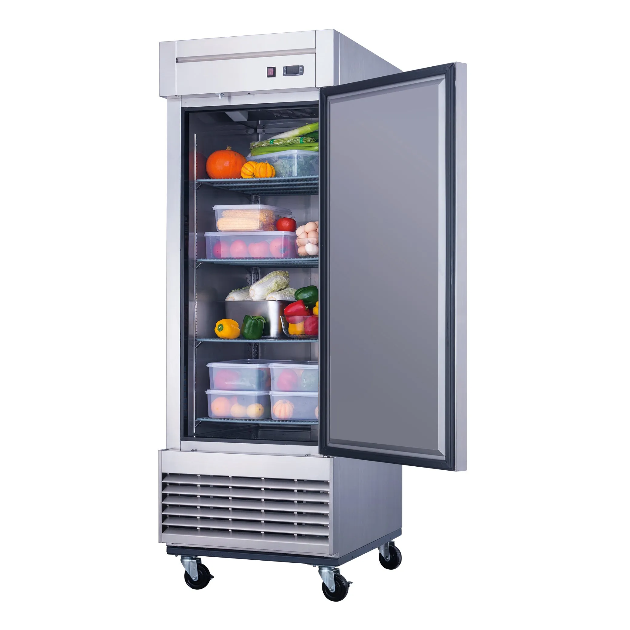Chef AAA - T28R Commercial 27" Reach-In Refrigerator Solid 1 Door 17.7 cu.ft.