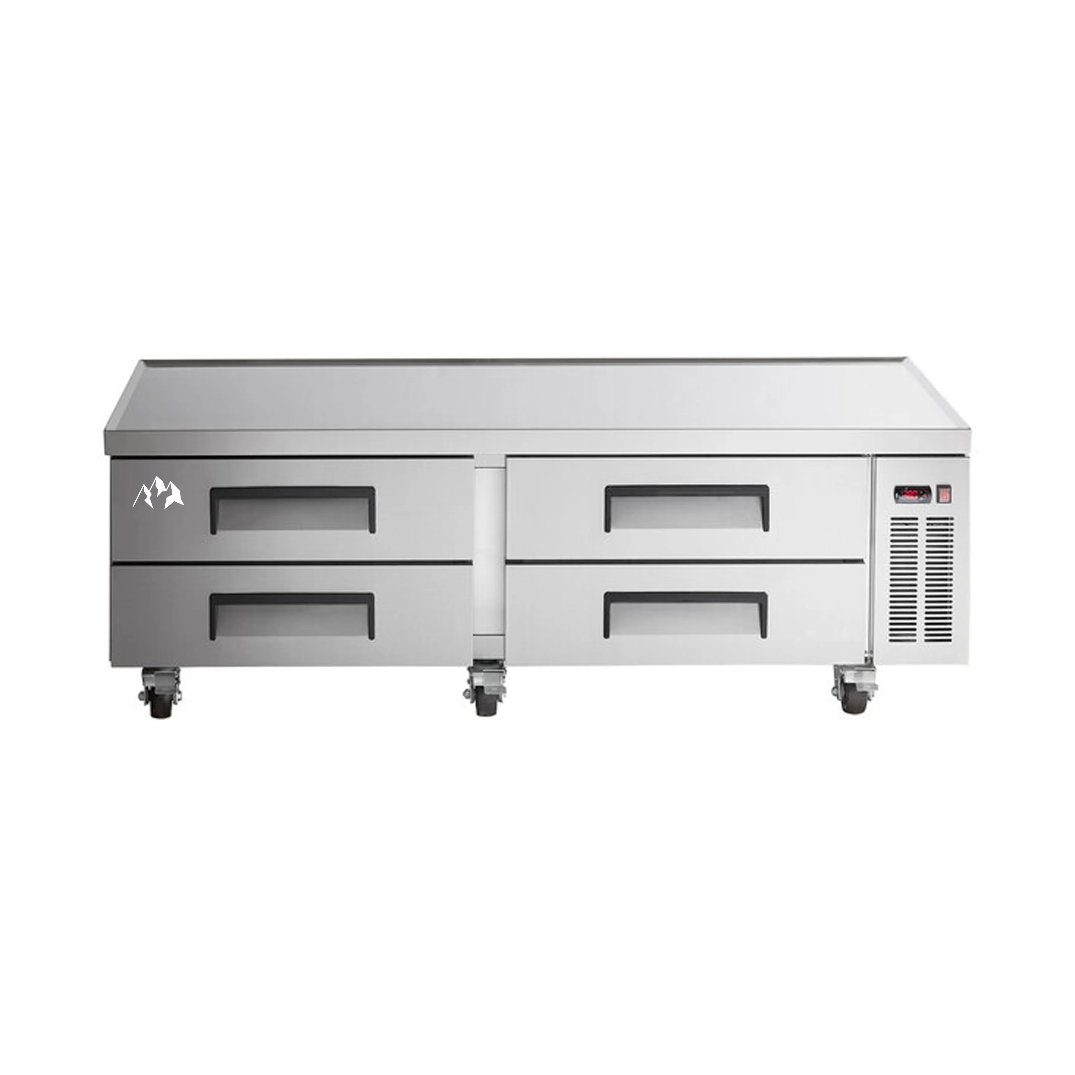 Chef AAA - TCB72-D4 Commercial 72" Chef Base Refrigerator 4 Drawer 1100lbs Capacity