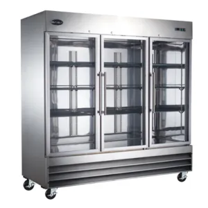 Chef AAA - Three Glass Door Reach-In Commercial Refrigerator S-72RG