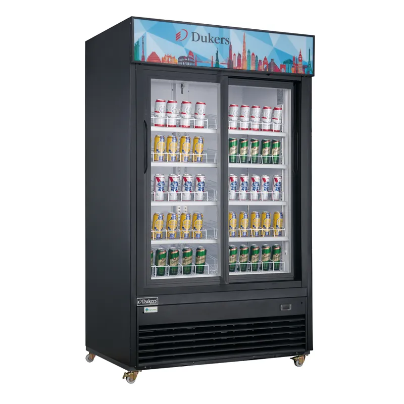 Chef AAA - TSM-47SR Commercial 54" 2 Glass Door Merchandiser Refrigerator 47.67cu.ft. NSF