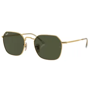 Shop Hot Picks Price Drop Alert Ray-Ban Jim Rb3694 001/31 Gold Frame With Green Lens