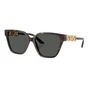 Versace Ve4471B 108/87 Sunglasses - Havana Frame, Dark Grey Lens Best Deal Today Special Steal Event