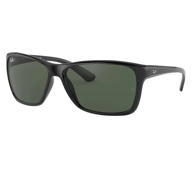 Ray-Ban Rb4331 601/71 61-16 Black Sunglasses- Nylon - Green Lenses Hot Discount Deal Trending Deals Today