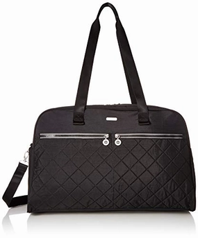 Surprise Offer Now Baggallini Varsity Duffel, Black/Charcoal