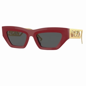 Versace Ve4432U Red Cat Eye Sunglasses For Women Clearance Blowout