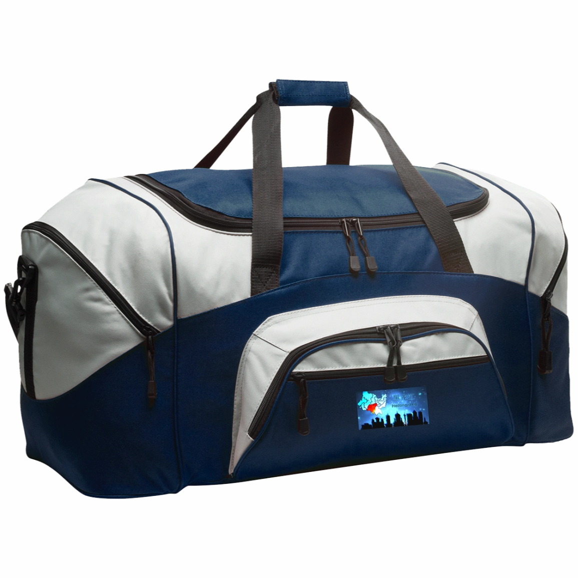 Grab It Now Travel Experts Colorblock Sport Duffel