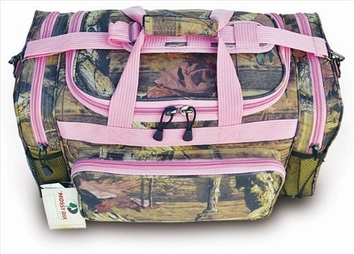 Clearance Event Alert Explore Eplorer 20-Inch Mossy Oak Duffel Bag Pink Trim