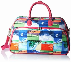 Mega Savings Now World Traveler Value Series Summer 21-Inch Carry Duffel Bag, Surf, One Size