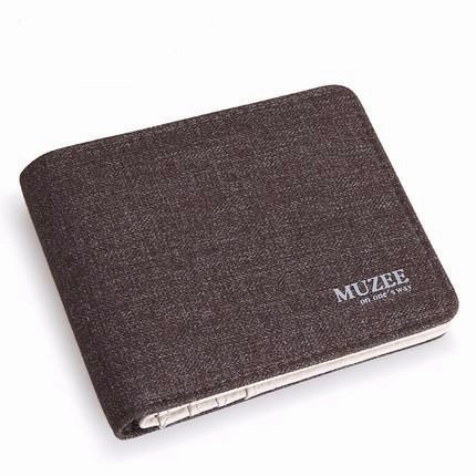 MustShop Sale Exclusive Online Discount Fashionable Canvas Wallet For Men