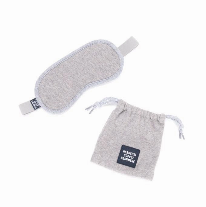 Dont Miss Todays Deal Limited Edition Offer Herschel Supply Co. Cashmere Eye Mask - Heathered Grey