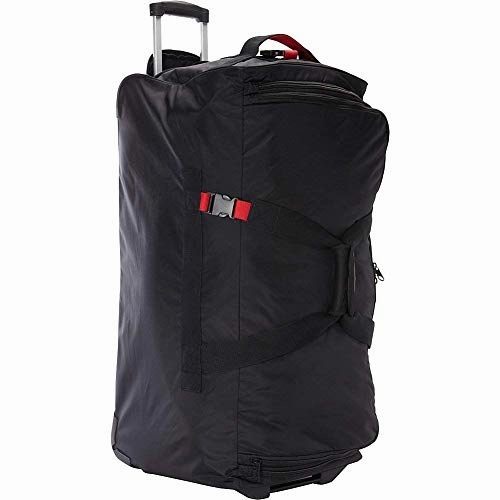 Shop Todays Picks A.Saks 31" Expandable Ballistic Nylon Trolley Duffel Bag In Black