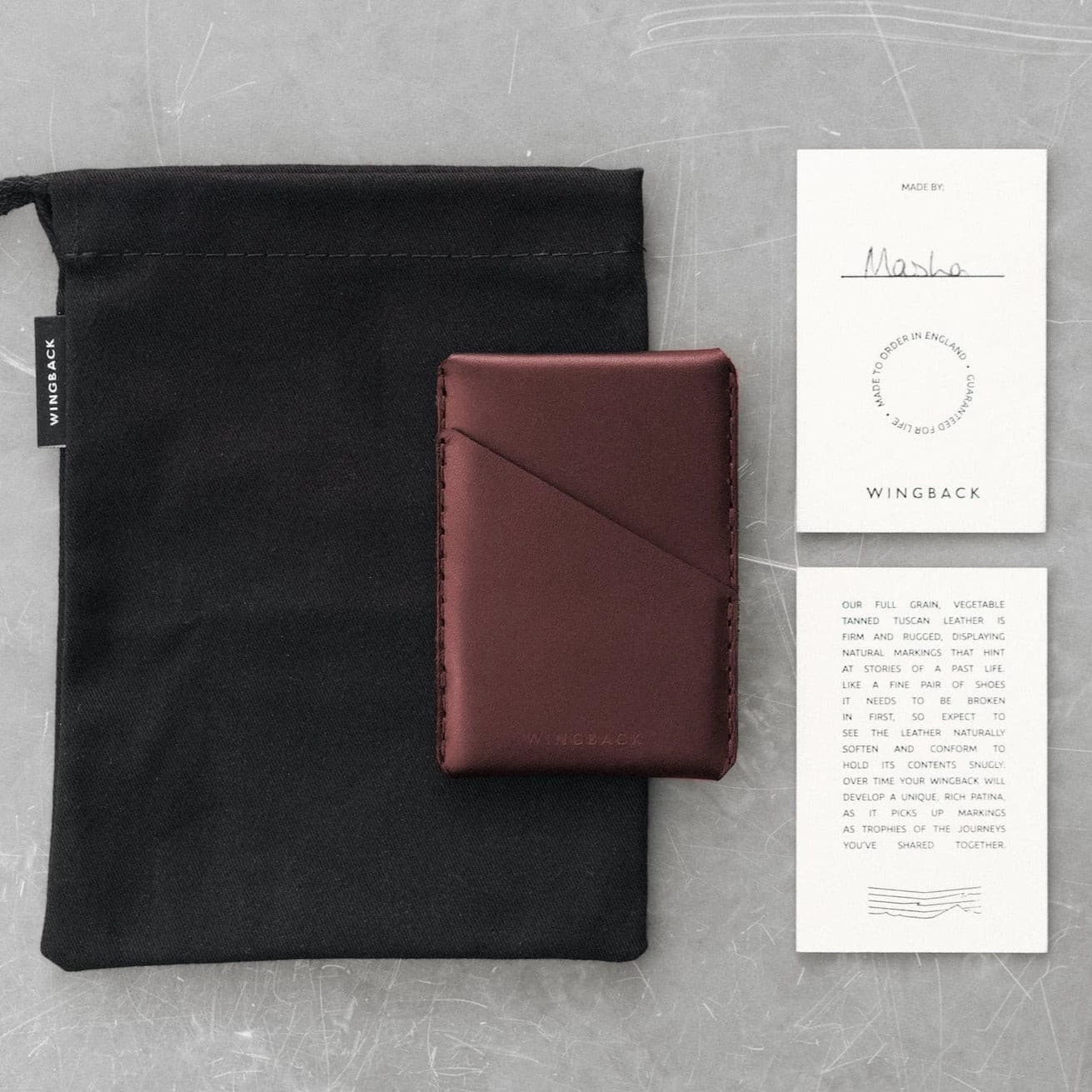 Mega Sale Now Wingback Wingston Cardholder - Dual Symmetrical Pockets